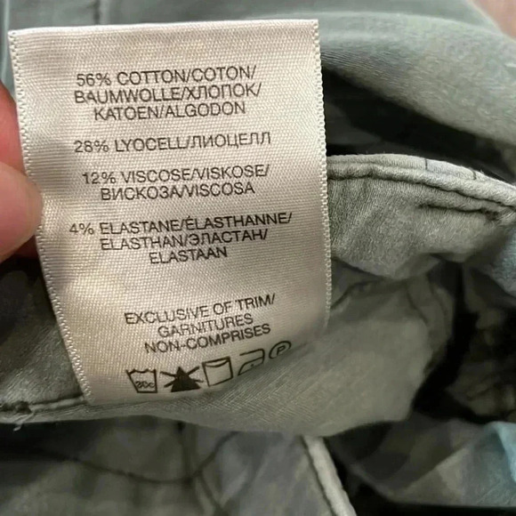 Silver Jeans Utility Slim Crops W27L25 - Picture 6 of 6